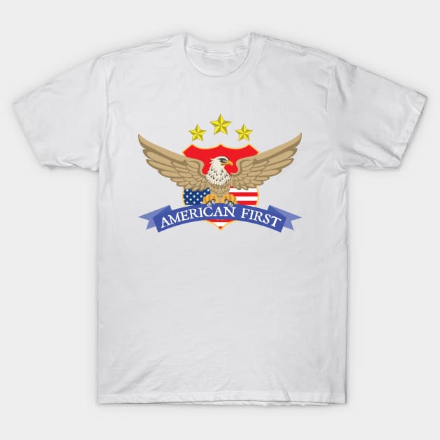 American First T-Shirt by denizen